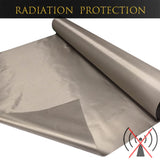 Military Grade Copper Fabric, Highly Conductive Shield. EMF RFID Protection Blocking Radiation 38GHZ