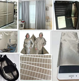 Military Grade Copper Fabric, Highly Conductive Shield. EMF RFID Protection Blocking Radiation 38GHZ