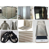 Military Grade Copper Fabric, Highly Conductive Shield. EMF RFID Protection Blocking Radiation 38GHZ