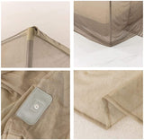 EMF Blocking Bed Canopy with Silver Fibre. Breathable Anti EMF Radiation. High Emf Shielding Effectiveness.