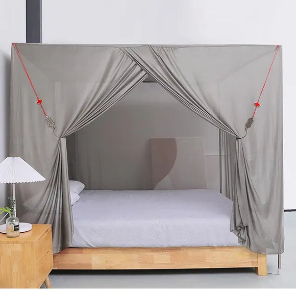 EMF Blocking Bed Canopy with Silver Fibre. Includes a frame.