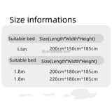 EMF Blocking Bed Canopy with Silver Fibre. Includes a frame.