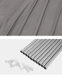 EMF Blocking Bed Canopy with Silver Fibre. Includes a frame.